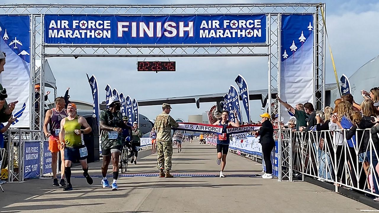 Thousands compete in the 27th Air Force Marathon